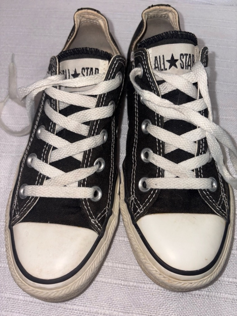 Converse Chuck Taylor All Star Low Top Sneakers Black Mens 4 Womens 6